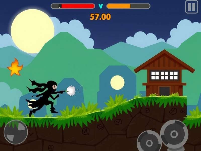 Sari Sprint Ninja Gameplay Screenshot